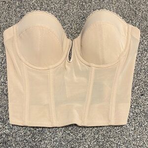 Dominique Strapless Bustier - Tan